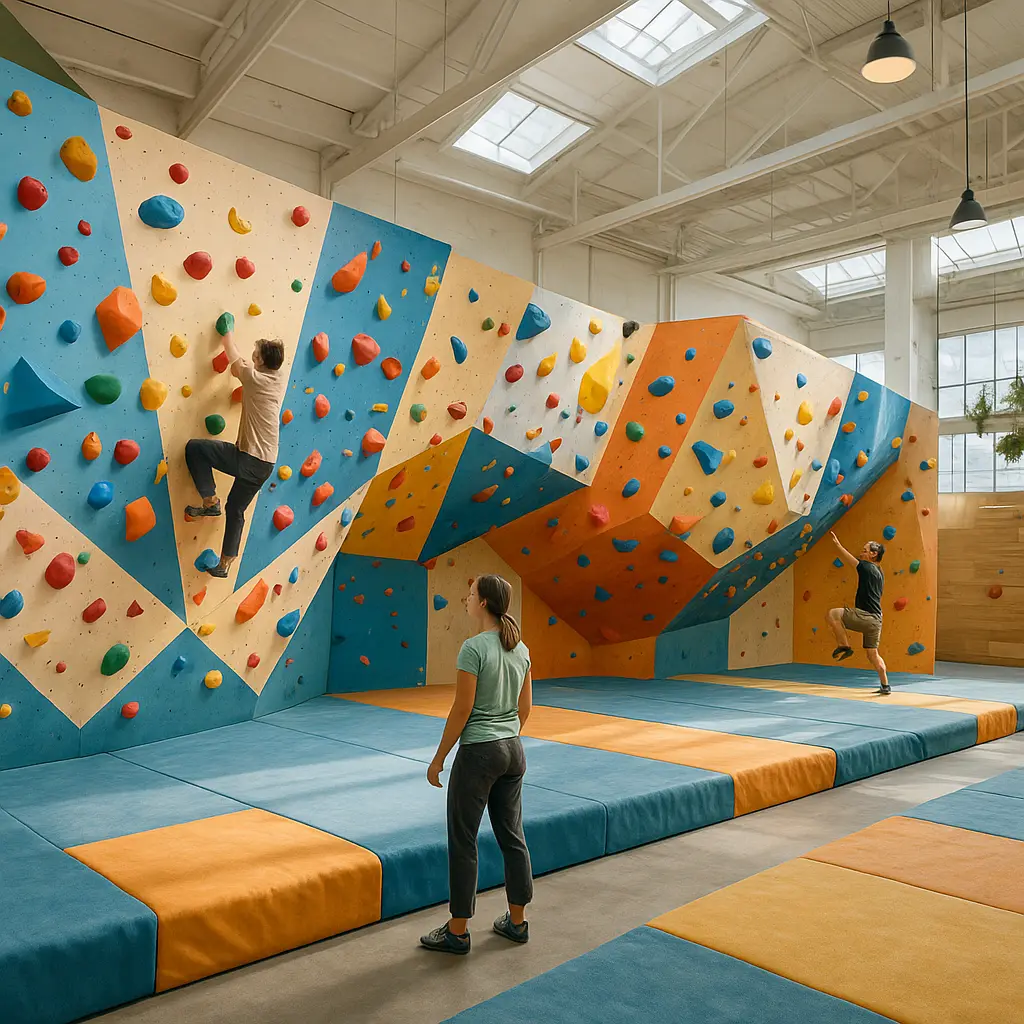 Helle Bouldern-Halle in Wien